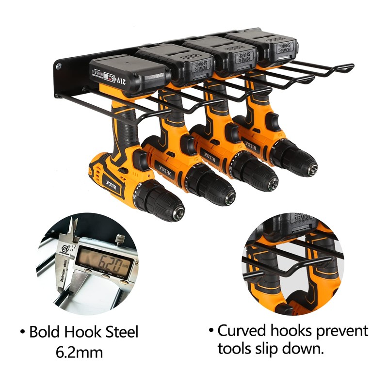 UU-Major Power Tool Organizer for Garage Organization,Drill Holder Wall Mount