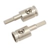 2PCS Amp Input Reducer 0 Gauge to 4 Gauge Brass
