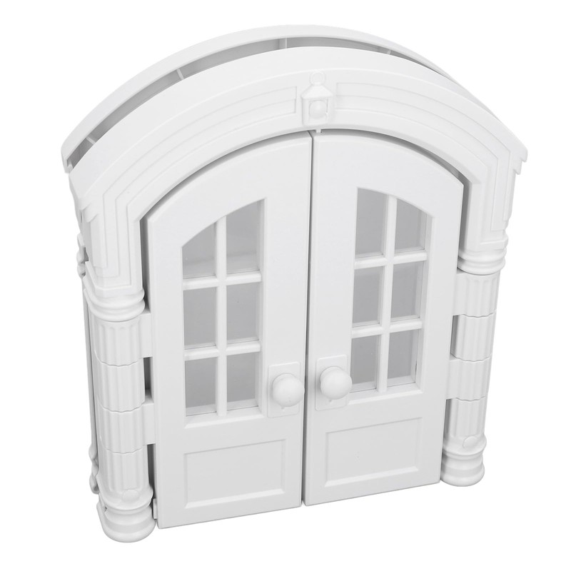 GLOGLOW Puerta para Gatos con Portal Francés, Puerta Interior para
