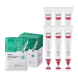 ahc 최신상 AHC 아이크림 시즌14 풀 리프트 T괄사 리프팅 40ml 6개+카밍25매 Latest AHC Eye Cream Season 14 Full Lift T-Gua Sha Lifting 40ml 6 pieces + Calming 25 sheets