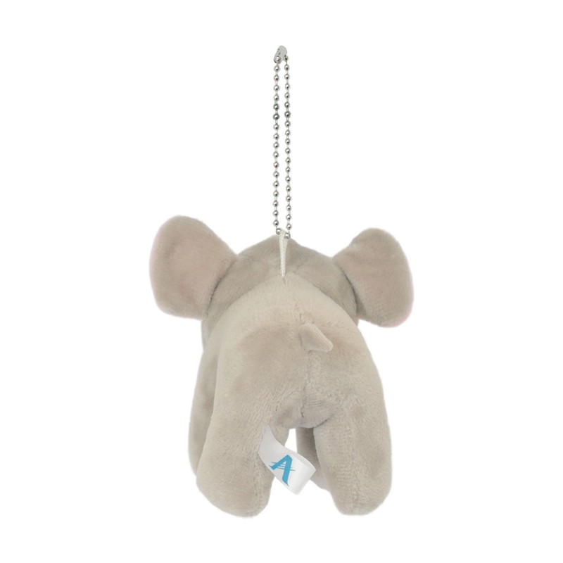 Aqua Plush Safari Anywhere and Friends Keychain Elephant 00080087