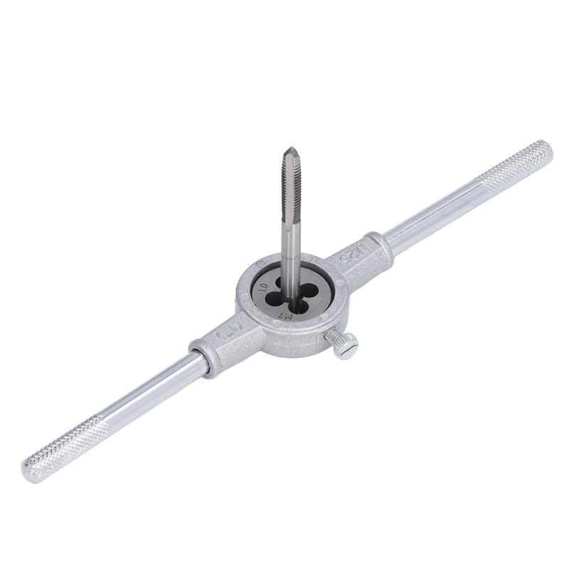 12Pcs Drill Tap Die Wrench Manual Thread Tapping Tool Set