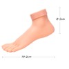AORAEM Practice Fake Foot Flexible Movable Soft Silicone Fake Foot
