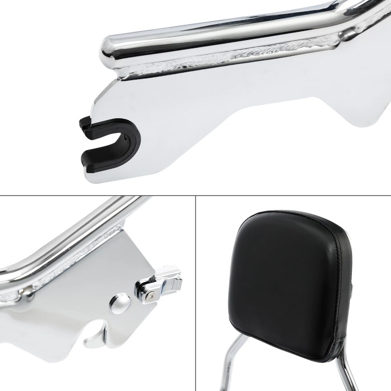 TCMT Upright Sissy Bar Backrest Fit For Harley Softail FXLR
