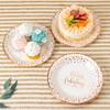 Crisky 60 Fabulous Disposable Plates for Women 60th Birthday Decorations