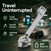 6PCS Replacement Zipper Pulls, Silver No.8 Luggage Zipper Pull Replacement