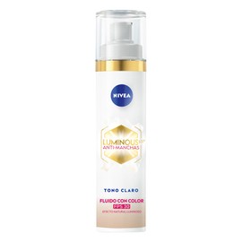 NIVEA Luminous 630 Fluido con Color 3 en 1 Tono Claro (40 ml) - Enriquecido con Ácido Hialurónico y Vitamina E para una Piel Luminosa sin Manchas por 