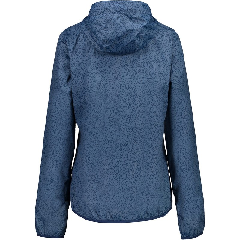 CMP - Giacca Donna con Cappuccio Antipioggia, Blue, M