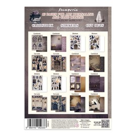 Stamperia - Junk Journal Stickers, Cut-Outs, and Backgrounds for Scrapbooks, Albums, Card Making, Bullet Journalling and More, Perfect for Hobbies, Crafts, and Gifting (Halloween)