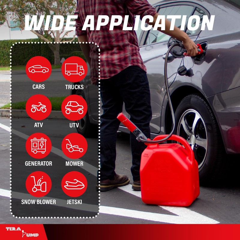 TERA PUMP 2nd Gen. Multi-Purpose Battery Powered Fuel Transfer Pump