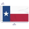 3×5 FT Texas Flag, Large 100D Texas State Outdoor Banner,Doube