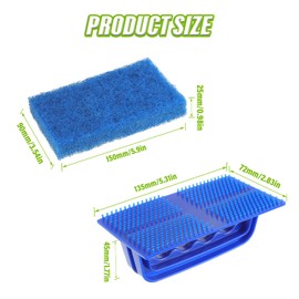 EPLZON 5 Pack Electric Cleaning Brush Pad Kitchen Bathroom Household Cleaning Pad Swimming Pool Wall Cleaning Brush Heavy Duty Griddle Scrubber Scouring Pad and 1 Pack Handle kit(Multicolor)