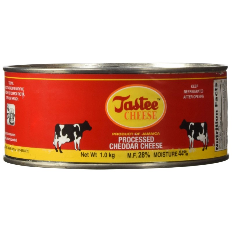 Tastee Cheese 2.2 Pound Pack of Cheddar Cheese Dairy Based
