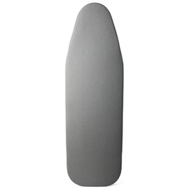 Italian Premium Ironing Board Cover made for IKEA Ironing Board “RUTER” - Metallic Heat Reflective Cover & Pad, Pull Bungee Fit System with 3 Connecting Straps - Board Size 13 1/4” x 42 1/2” - Gray