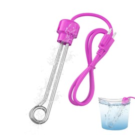 YOUTHTXY 1200W Immersion Water Heater, 304 Stainless Steel Bucket Water Heater, Fast Heating for Bathtub,Pool &Teapot Water, Heats 5 Gallons of Water in Minutes