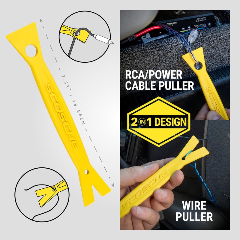 Scosche PRT3-WP1 Auto Trim Removal Tool Kit - 3pc No