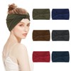 Adorila 6 Pack Wide Headbands for Women, Large Elastic Yoga