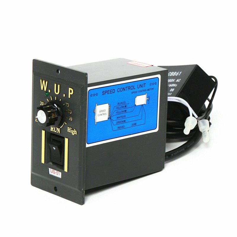 110V AC Gear Motor Reversible Motor + Variable Speed Controller