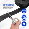 YKUKIZEE 6 m(L) Rubber Strip 25 mm(W), Solid Rubber Sheet