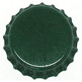 North Mountain Supply Beer Bottle Crown Caps - Green - Oxygen Barrier - 250 Count