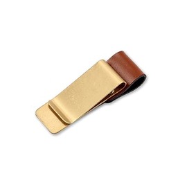 1 Pack Retro Style Traveller Notebook Leather Pen Holder Pencil Loop Stainless Steel Clip