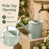 1 Gallon Metal Watering Can for Indoor Outdoor Plants, Cream