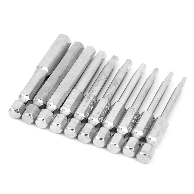 20pcs Hex Head Magnetic Bits Set 1/4 Inch Quick Release