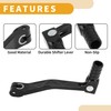 Partuto Folding Motorcycle Gear Shifter Lever for Apollo BBR Aluminum
