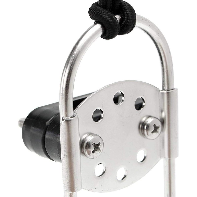 FUTURUP Stainless Steel Marine Horseshoe Bracket Life Buoy Ring Holder