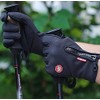 ComfyBear Warm Thermal Gloves Cycling Running Driving Gloves-Black (Black, M)