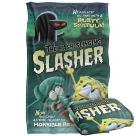Spongebob Blanket, 36"x58" Hash Slinging Slasher Silky Touch Super Soft Throw Blanket
