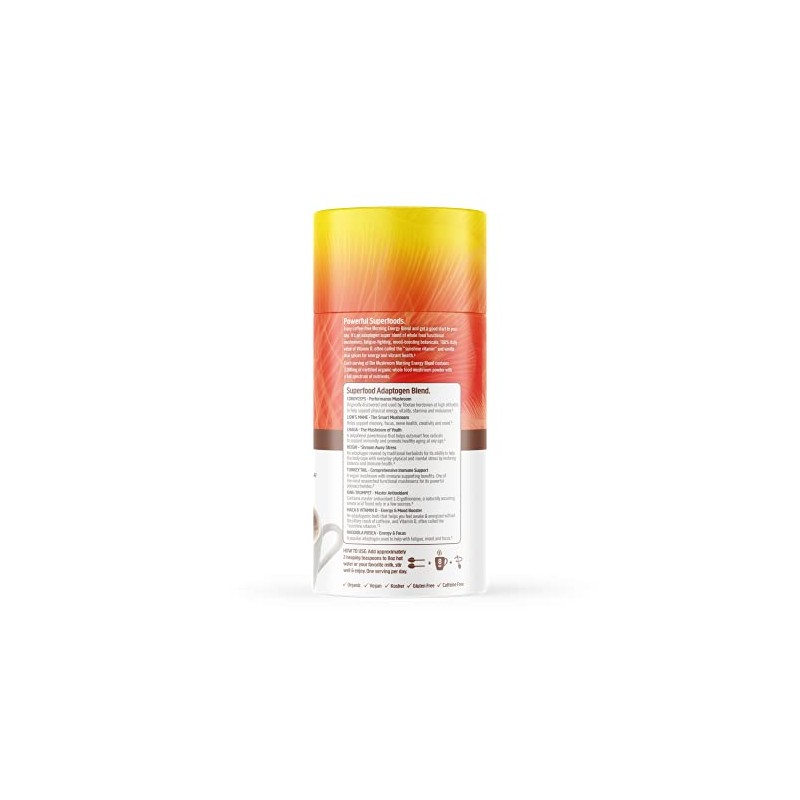 Mushroom Morning Energy Blend, 8 onzas