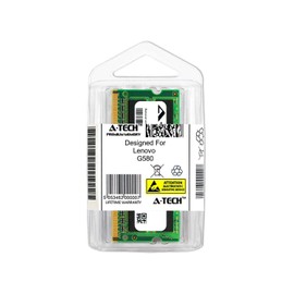 A-Tech 8GB Module for Lenovo G580 Laptop & Notebook Compatible DDR3/DDR3L PC3-12800 1600Mhz Memory Ram (ATMS278426B12351X1)