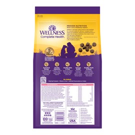 Wellness Complete Health Senstive Skin & Stomach Natural Adult Dry Dog Food, Salmon and Rice Recipe, 5 Pound Bag