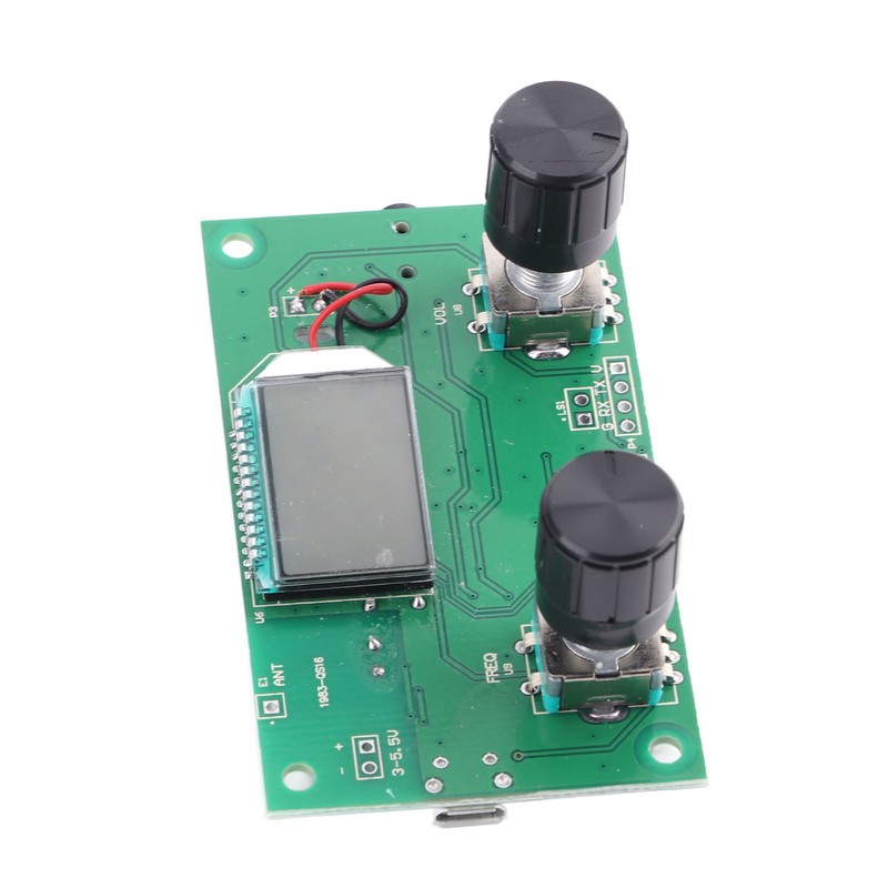 Digital Radio Receiver Module Stereo Wireless FM Modules with LCD