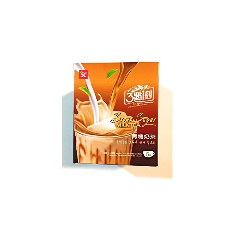 3:15 Pm Brown Sugar Milk Tea 3.53 Oz(2 Pack)