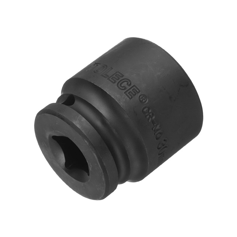 uxcell 1/2" Drive x 30mm Shallow Impact Socket 12-Point Metric