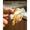 Multi-Purpose Kitchen Peeler, Sharp Stainless Steel Blade for Fruits &