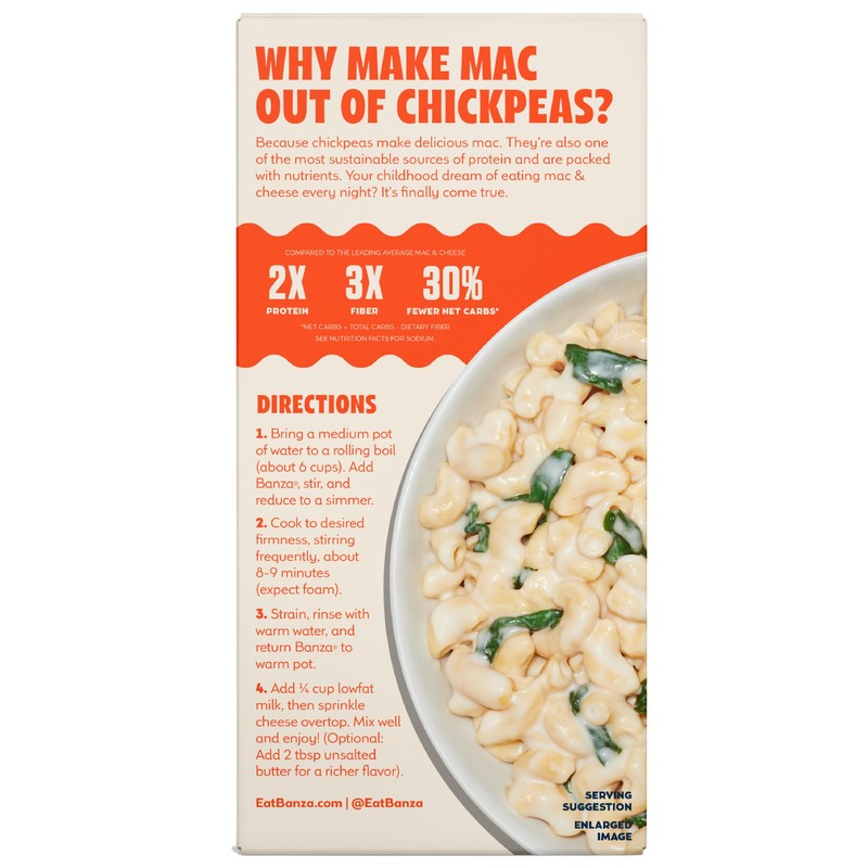 Banza Chickpea Pasta Mac & Cheese – High Protein Gluten