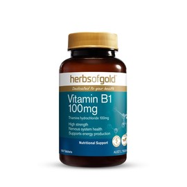 Herbs of Gold Vitamin B1 100mg Tab X 100