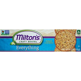 Milton's Craft Bakers Multi-Grain Crackers Everything 8.3 oz