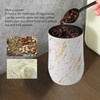 Coffee Bean Canister Airtight Stainless Steel Visible 800ml with Spoon