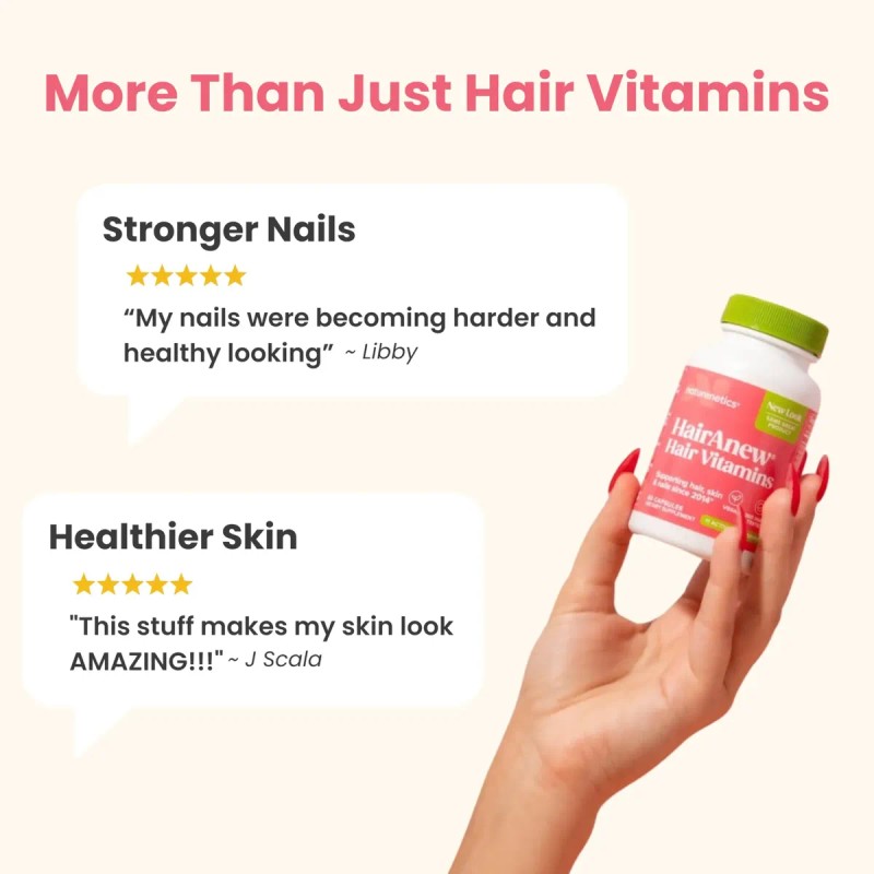 Naturenetics Hairanew Vitaminas Crecimiento Cabe