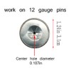 200Pcs Insulation Dome Cap Washers;Duct Insulation Pins;1/4 Washers Flat;Insulation Fasteners