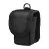 Fdit Portable Black Storage Bag for Finger Oximeter with Belt