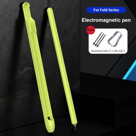 Z Fold 6 S Pen Compatible for Galaxy Z Fold5 Slim Pen, Input pen for Fold6/Fold4, Fold5 S-Pen Fold Edition, 1.5mm Pen Tip 4098 Pressure Levels Stylus + S Pen Slot-Green