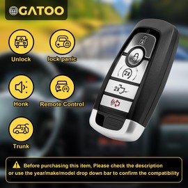 Smart Proximity Key Fob Keyless Entry Remote Control Fit for 2017 2018 2019 2020 2021 2022 Ford Ford F150 F250 F350 F450 F550 M3N-A2C931426 M3N-A2C93142600