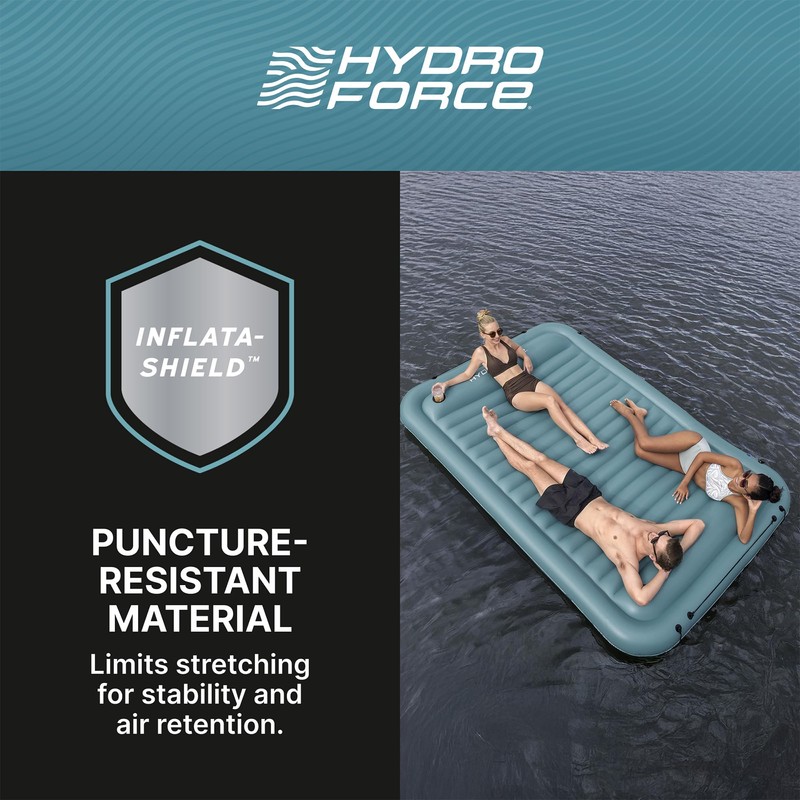 Bestway Hydro-Force Sun Soaker Inflatable Water Floating Platform 4 Person