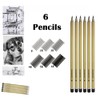 World of Colour Set of 6 Colourworld Non Toxic Sketching