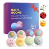 8PCS Aromatherapy Bath Bombs Scented Shower Bath Salt Ball Stress